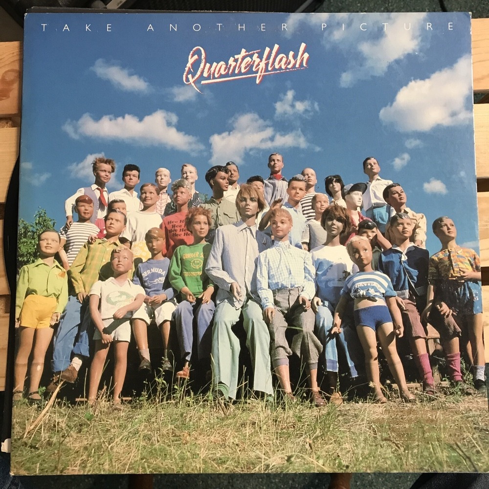 Quarterflash Take Another Picture Promo Gold Stamp LP 1983 Geffen Rock Vinyl